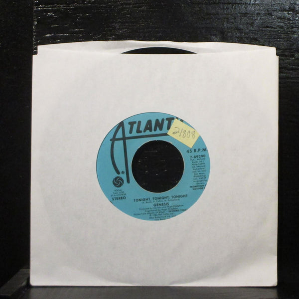 Genesis  Tonight, Tonight, Tonight Mint- Promo 7" Vinyl 45 Atlantic 7-89290 - Shuga Records