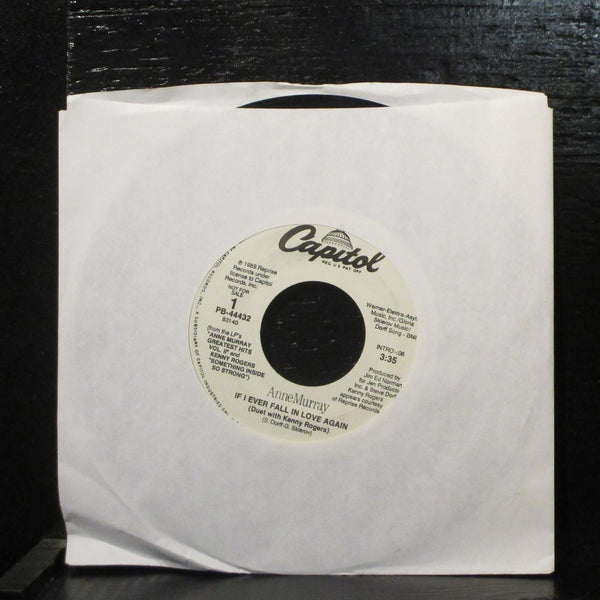 Anne Murray, Kenny RogersIf I Ever Fall In Love Again VG+ Promo 7" 45 PB-44432 - Shuga Records
