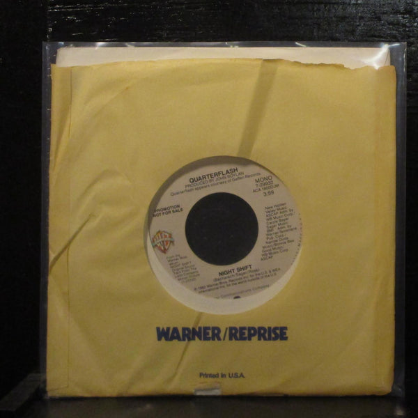 Quarterflash  Night Shift Mint- Promo 7" Vinyl 45 Warner Bros. 7-29932 Pop 1982 - Shuga Records