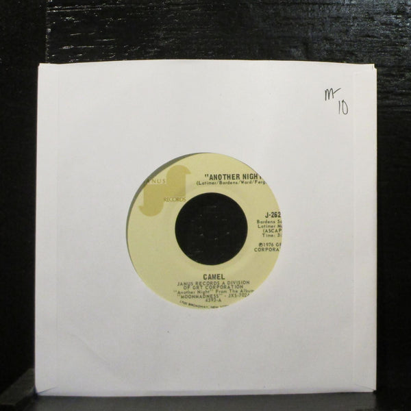 Camel  Another Night Mint- 7" Vinyl 45 Janus J-262 Prog Rock 1976 - Shuga Records