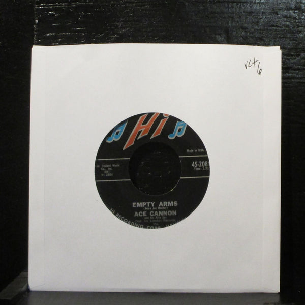 Ace Cannon  Empty Arms / Sunday Blues VG+ 7" Vinyl 45 Hi Records 45-2081 - Shuga Records