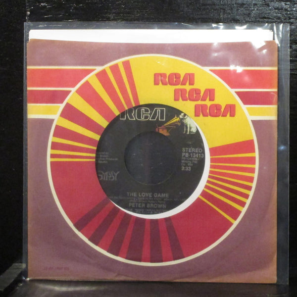 Peter Brown  Baby Gets High/The Love Game Mint- 7" Vinyl 45 RCA PB-13413 Disco - Shuga Records