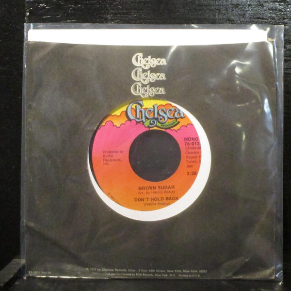 Brown SugarLoneliness Mint- 7" Vinyl 45 Chelsea Records 78-0125 Soul 1973 Mono - Shuga Records