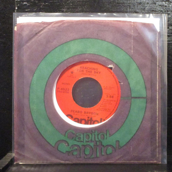 Peabo Bryson  Reaching For The Sky Mint- Promo 7" Vinyl 45 Capitol P-4522 Soul - Shuga Records