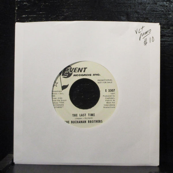 Buchanan Brothers  The Last Time VG+ Promo 7" Vinyl 45 Event E 3307 Pop 1971 - Shuga Records