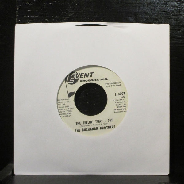 Buchanan Brothers  The Last Time VG+ Promo 7" Vinyl 45 Event E 3307 Pop 1971 - Shuga Records