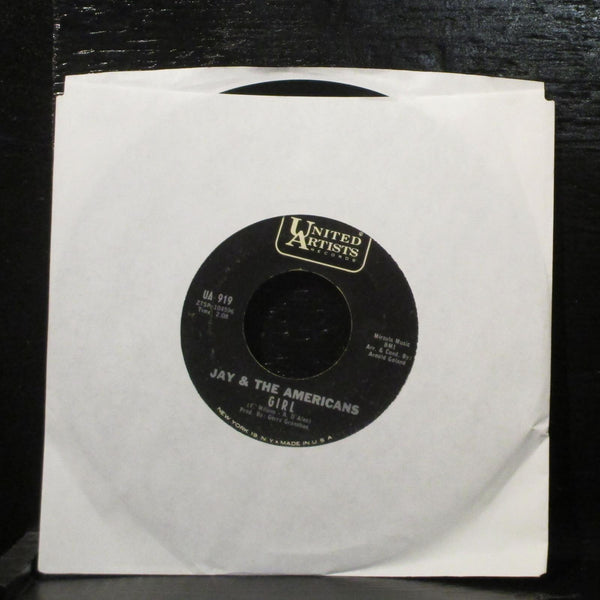 Jay & The AmericansSome Enchanted Evening VG+ 7" Vinyl 45 United Artists UA 919 - Shuga Records
