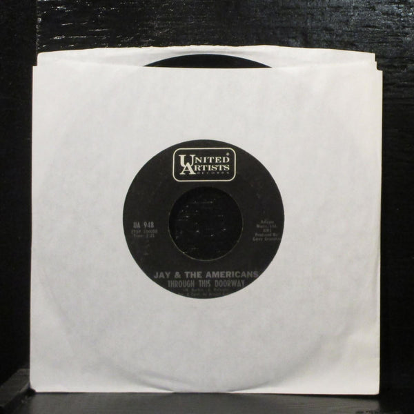 Jay & The Americans  Sunday And Me VG+ 7" Vinyl 45 United Artists UA 948 Rock - Shuga Records