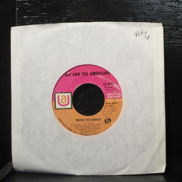 Jay & The Americans  When You Dance VG+ 7" Vinyl 45 United Artists UA 50,510 - Shuga Records
