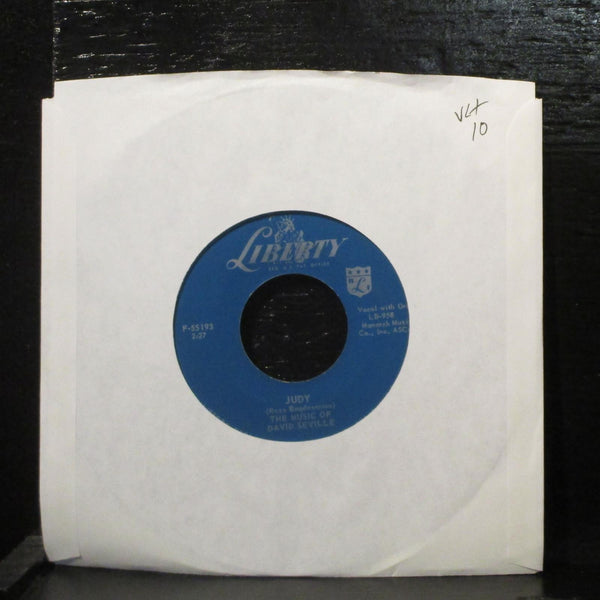 David Seville  Judy VG+ 7" Vinyl 45 Liberty F-55193 Pop Novelty 1959 - Shuga Records