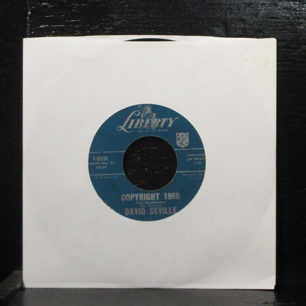 David Seville And The Chipmunks  Alvin's Orchestra VG+ 7" Vinyl 45 - Shuga Records