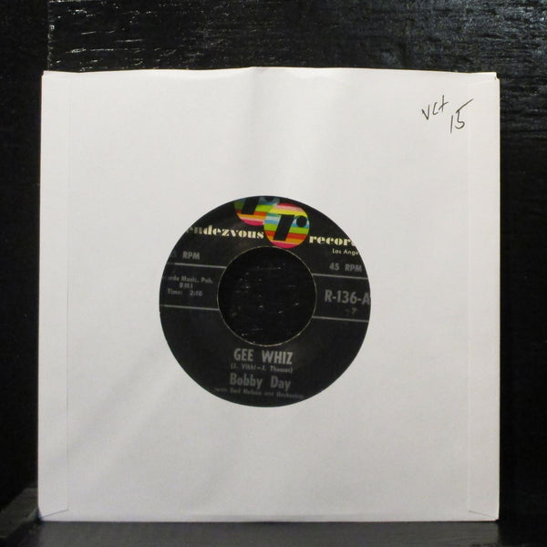 Bobby Day  Gee Whiz/Over And Over VG+ 7" Vinyl 45 - Shuga Records