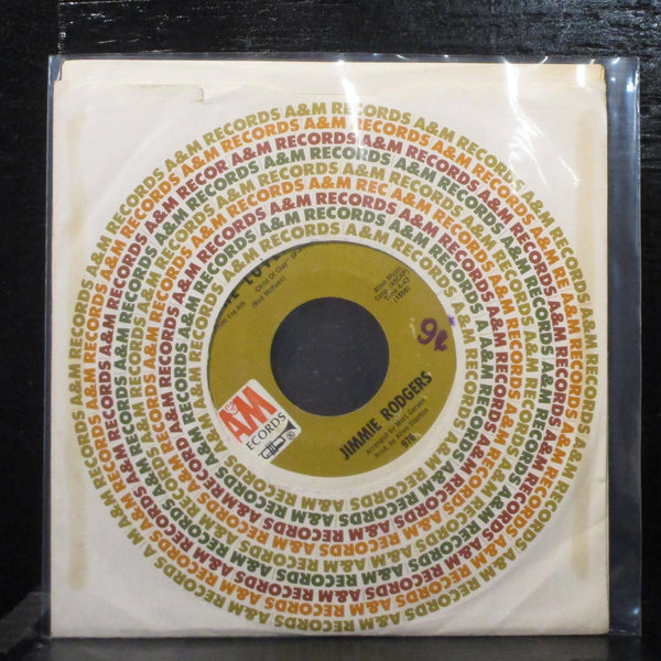 Jimmie Rodgers  Today / The Lovers Mint- 7" Vinyl 45 Mono A&M 97 - Shuga Records