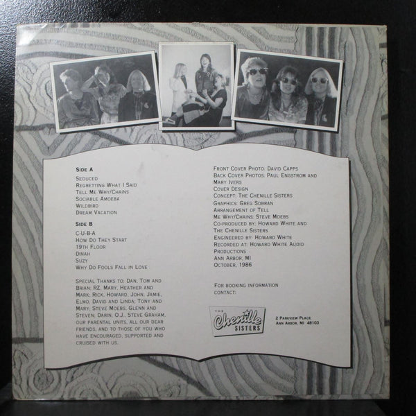 The Chenille Sisters VG+ LP Frou-Frou 611012X USA 1986 - Shuga Records
