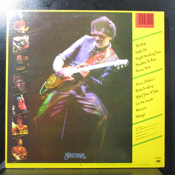 Santana - Shang Mint- LP Vinyl Record Columbia FC 38122 USA 1982 - Shuga Records