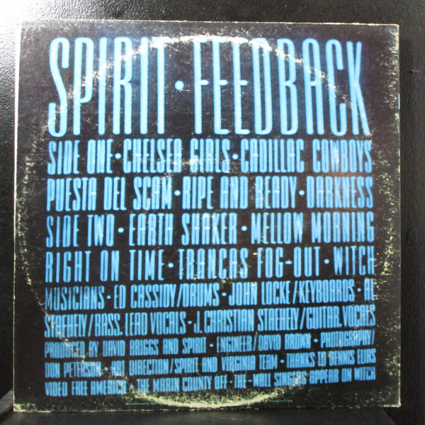Spirit - Feedback VG+ LP Vinyl Record Epic KE 31175 USA 1972 yellow label - Shuga Records