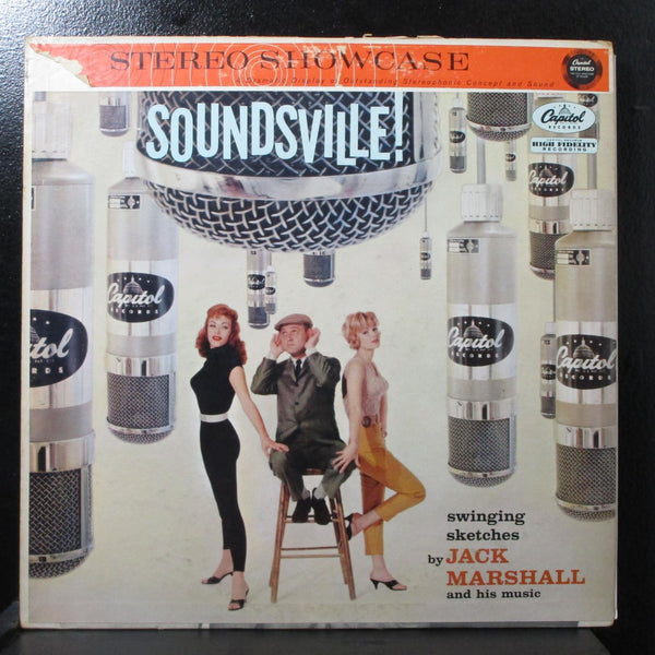 Jack Marshall - Soundsville! VG+ 1st Stereo LP Capitol ST-1194 USA 1959 - Shuga Records