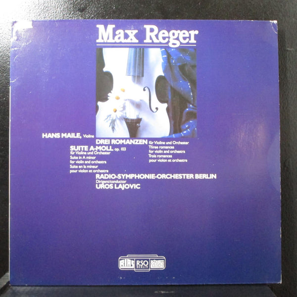 Maile - Reger: Three Romances / Suite in A Minor Mint- LP VMS 1607 F Germany - Shuga Records