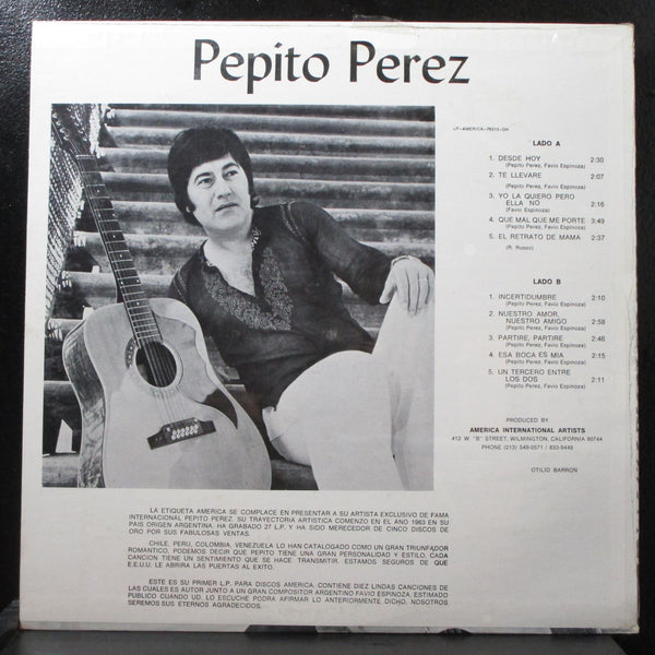 Pepito Perez new sealed LP Vinyl Record Discos America 0022 USA - Shuga Records