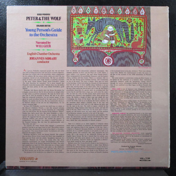 Geer, Somary - Prokofiev: Peter & The Wolf sealed LP Vanguard VSD.71189 USA 1974 - Shuga Records