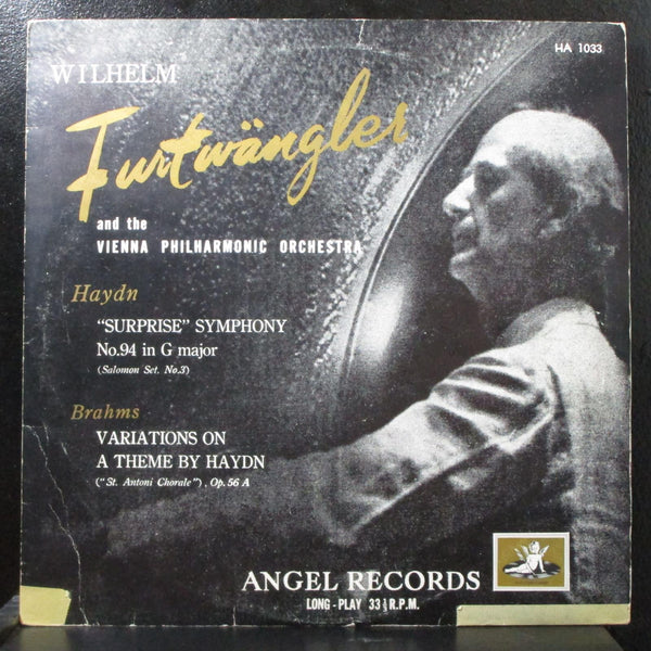 Furtwngler - Haydn: "Surprise" Symphony VG+ Mono 1st LP Angel HA 1033 Japan - Shuga Records