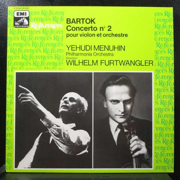 Menuhin - Bartok: Concerto No. 2 Mint- Mono LP 2C 051-01322 France 1954 - Shuga Records