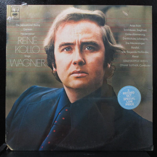 Ren Kollo Sings Wagner new sealed 2 LP Columbia MG 32302 USA 1973 - Shuga Records