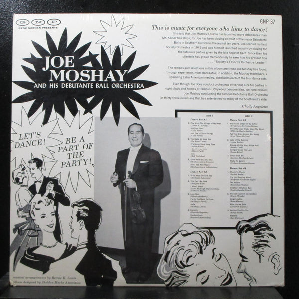 Joe Moshay - Continous Music For Sophisticated Dancing sealed LP GNP 37 USA 1959 - Shuga Records