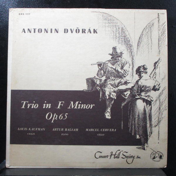Kaufman - Dvok: Trio in F Minor Op. 65 VG+ Mono LP CHS 1117 USA 1952 - Shuga Records
