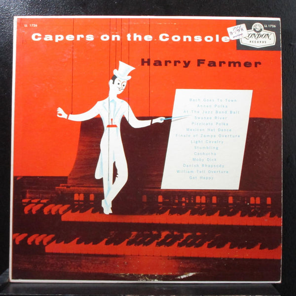 Harry Farmer - Capers On The Console VG+ Mono LP London LL 1726 UK - Shuga Records