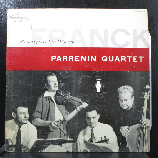 Parrenin Quartet - Franck: String Quartet in D Major VG+ Mono LP WN 18136 USA - Shuga Records