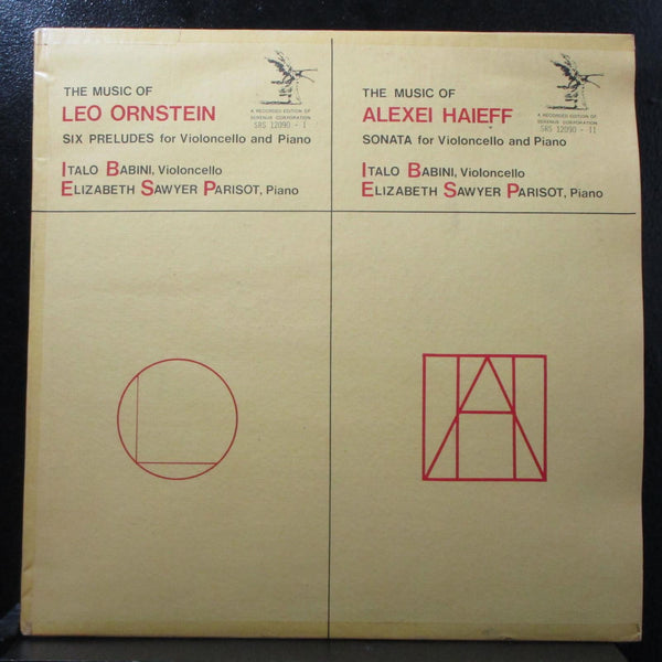 Babini, Parisot - Ornsstein: Six Preludes / Haieff: Sonata Mint- LP SRS 12090 - Shuga Records