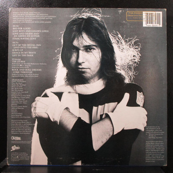 Jim Steinman - Bad For Good Mint- Promo LP Epic FE 36531 USA 1981 - Shuga Records