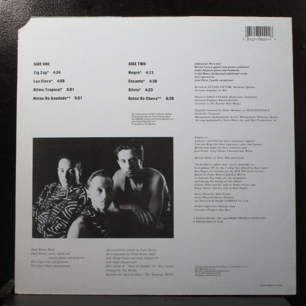 Paulo Ramos Band - Zig Zag Mint- LP Mesa Recordings R1 79020 USA 1989 - Shuga Records