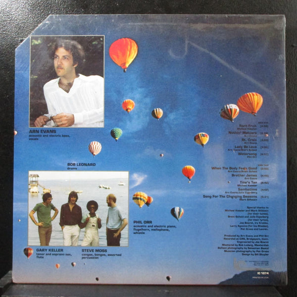 Arn Evans + Tradewinds - Lighter Than Air sealed LP Inner City IC 1074 USA 1980 - Shuga Records