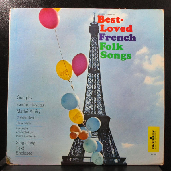 Various - Best-Loved French Folk Songs VG+ Mono LP Monitor MF 397 USA 1963 - Shuga Records