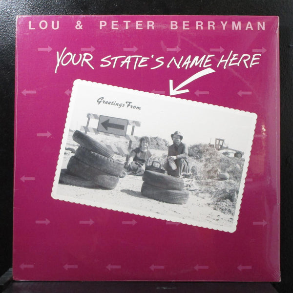 Lou & Peter Berryman - Your State's Name Here sealed LP Cornbelt CR 500 USA 1988 - Shuga Records