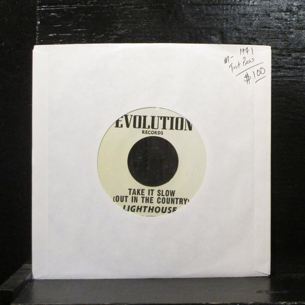 Lighthouse  Take It Slow (Out In The Country) Mint- Test Press 7" Vinyl 45 Prog 1971 - Shuga Records