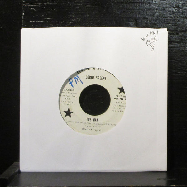 Lorne GreeneThe Man Promo VG+ 7" Vinyl 45 RCA 47-8490 Country 1964 - Shuga Records