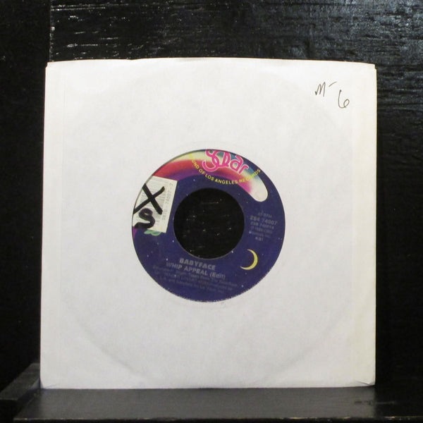 Babyface  Whip Appeal Mint- 7" Vinyl 45 Solar ZS4 74007 New Jack Swing 1990 - Shuga Records