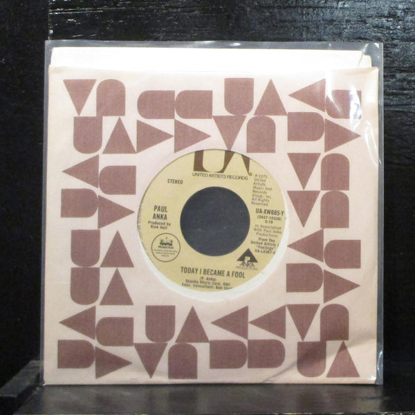 Paul Anka  There's Nothing Stronger Than Our Love Mint- 7" Vinyl 45 UA-XW685-Y - Shuga Records
