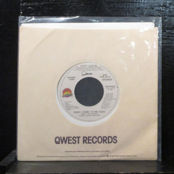 Patti Austin  Baby, Come To Me Mint- Promo 7" Vinyl 45 Qwest QWE50036 Disco - Shuga Records