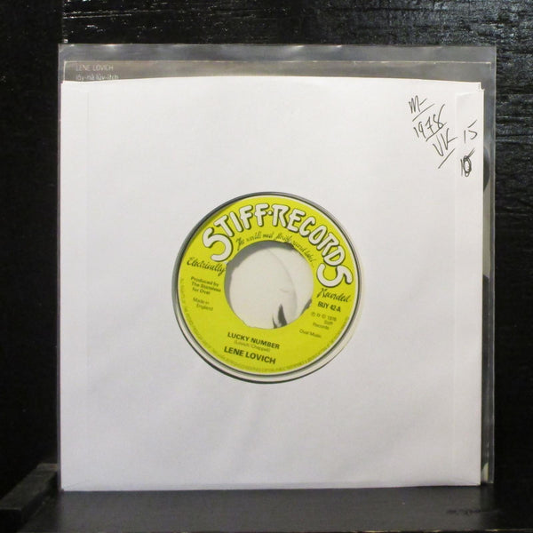 Lene Lovich  Lucky Number 7" Vinyl 45 Stiff Records  BUY 42 New Wave 1979 UK - Shuga Records