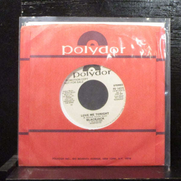 Blackjack  Love Me Tonight Mint- 7" Vinyl 45 Polydor PD 14572 - Shuga Records
