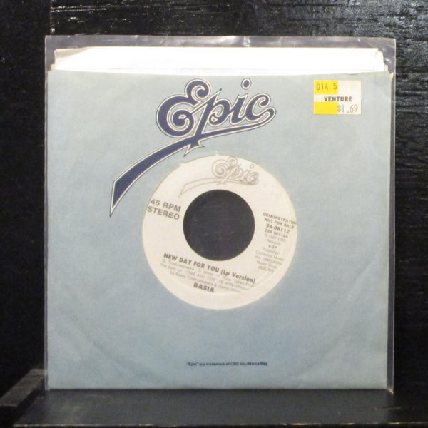 BasiaNew Day For You Mint- White Label Promo 7" Vinyl 45 Epic 34-08112 Jazz - Shuga Records