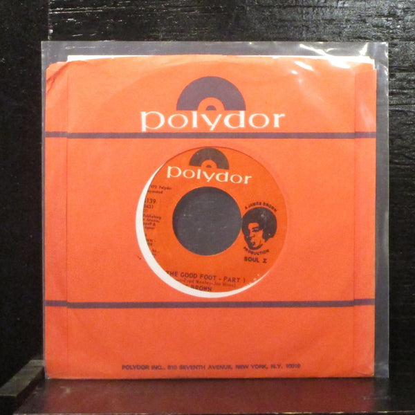 James Brown  Get On The Good Foot Mint- 7" Vinyl 45 Polydor PD 14139 Funk 1972 - Shuga Records