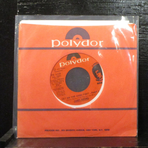 James Brown  Get On The Good Foot Mint- 7" Vinyl 45 Polydor PD 14139 Funk 1972 - Shuga Records