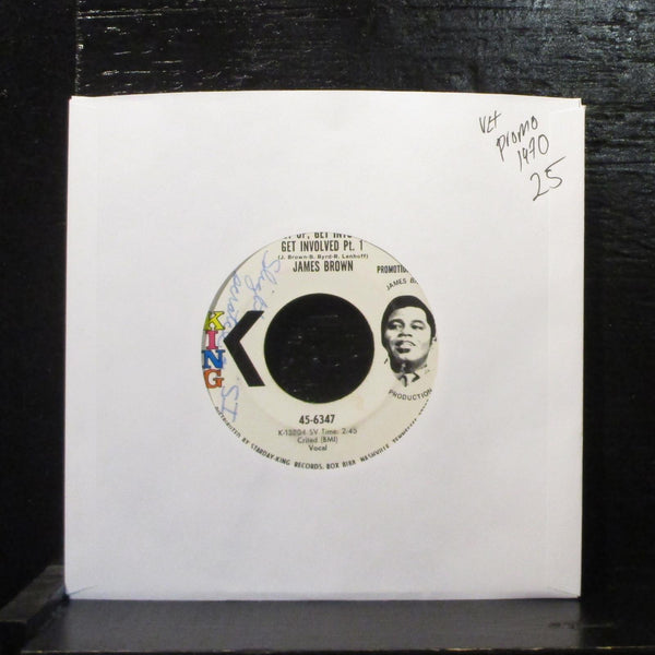 James BrownGet Up, Get Into It, Get Involved VG+ Promo 7" Vinyl 45 King 45-6347 - Shuga Records