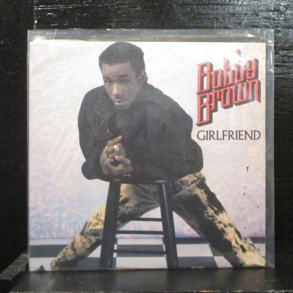 Bobby Brown  Girlfriend VG+ 7" Vinyl 45 MCA-52866 Ballad w Picture Sleeve - Shuga Records
