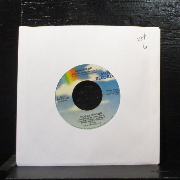 Bobby Brown  Girlfriend VG+ 7" Vinyl 45 MCA-52866 Ballad w Picture Sleeve - Shuga Records